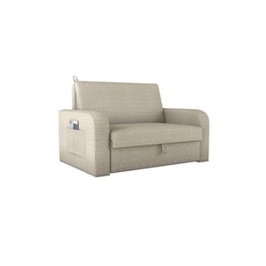 Sofá Cama Daiane 2 Lugares Com Baú Boucle Millenium Matrix