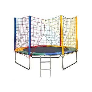 Trampolim Cama Elástica Pula Pula 2,44m Grande Reforçada Colorida Playground