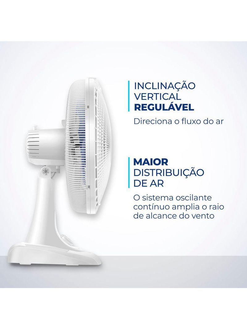 Ventilador Mesa Mondial - 06 Pás - Vsp-40-w 220V/60Hz
