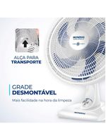 Ventilador Mesa Mondial - 06 Pás - Vsp-40-w 220V/60Hz