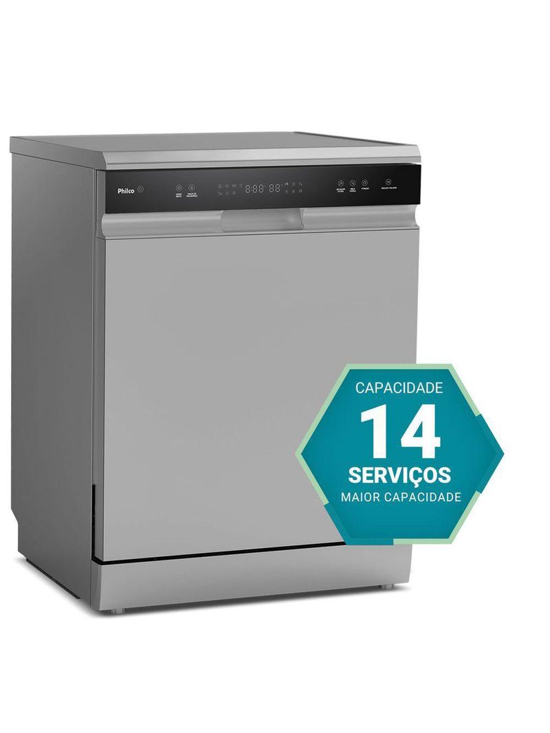Lava Louças Philco PLL14ID Digital 14 Serviços 110V