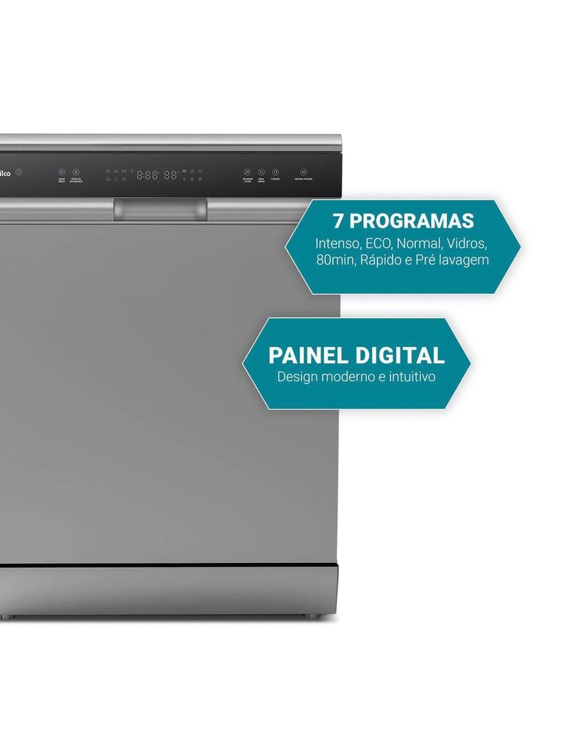 Lava Louças Philco PLL14ID Digital 14 Serviços 110V