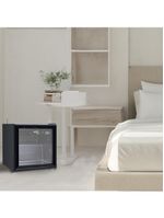 Frigobar Expositor ical HQ Vidro Duplo 50L Preto 220V