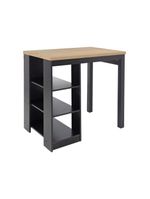 Bancada Cozinha Gourmet Ditália 3 Prateleiras Cd-1022 Preto