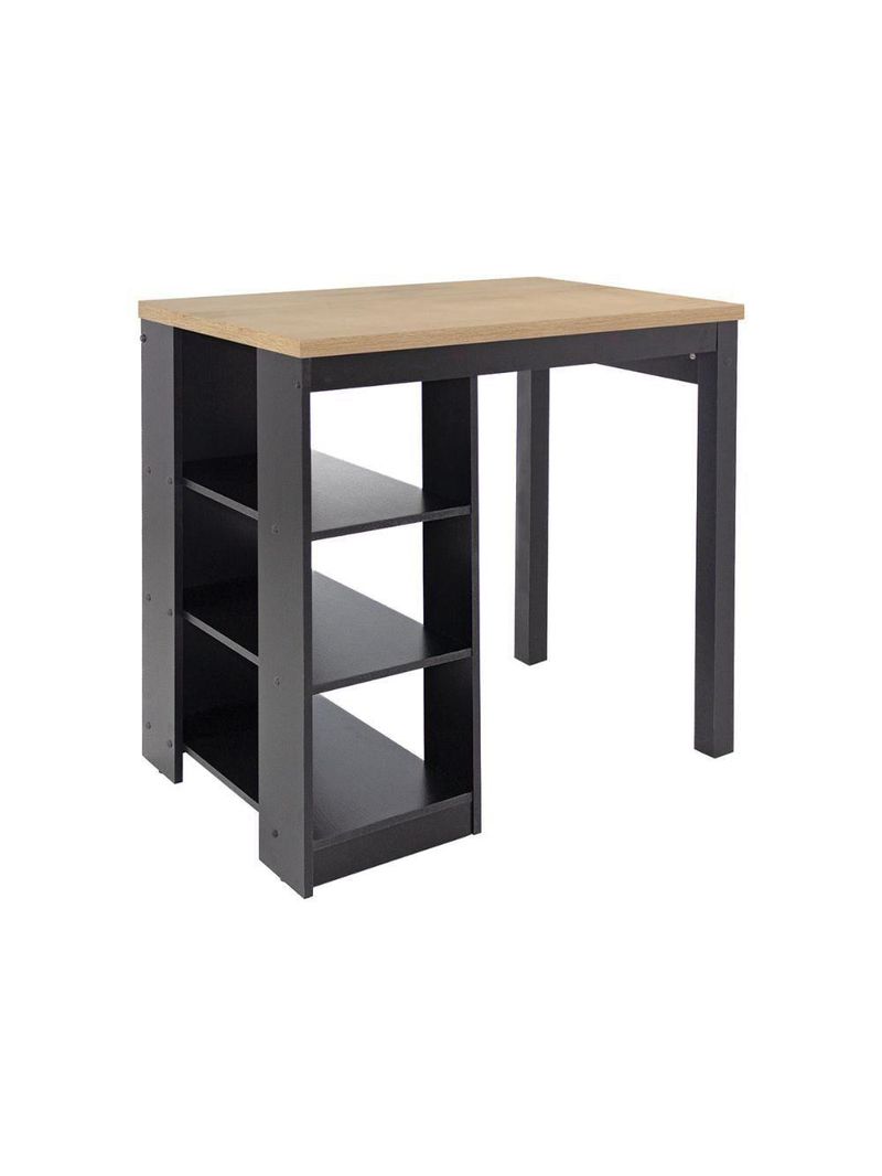 Bancada Cozinha Gourmet Ditália 3 Prateleiras Cd-1022 Preto