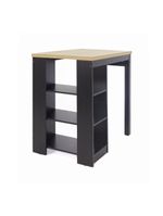 Bancada Cozinha Gourmet Ditália 3 Prateleiras Cd-1022 Preto