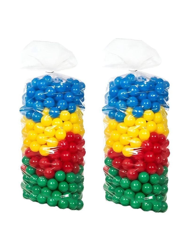 Kit Pula Pula 2,30m + Piscina De Bolinhas 1,50m + 1000 Bolinhas + Escorregador Médio + 2 Gangorras