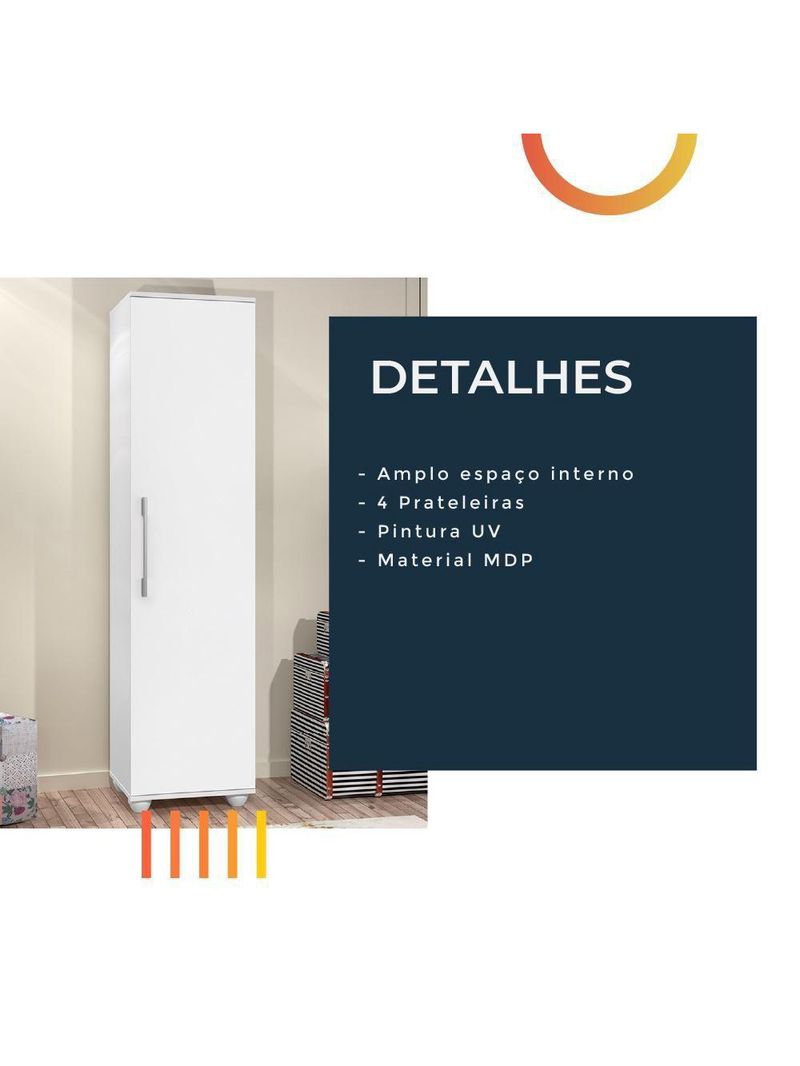 Armário Multiuso Sofia J&a Branco Branco