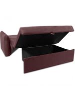 Sofá Cama Para Sala De Estar Zaia Com Baú Veludo Matrix - Rosê Rosê