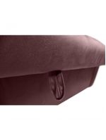 Sofá Cama Para Sala De Estar Zaia Com Baú Veludo Matrix - Rosê Rosê