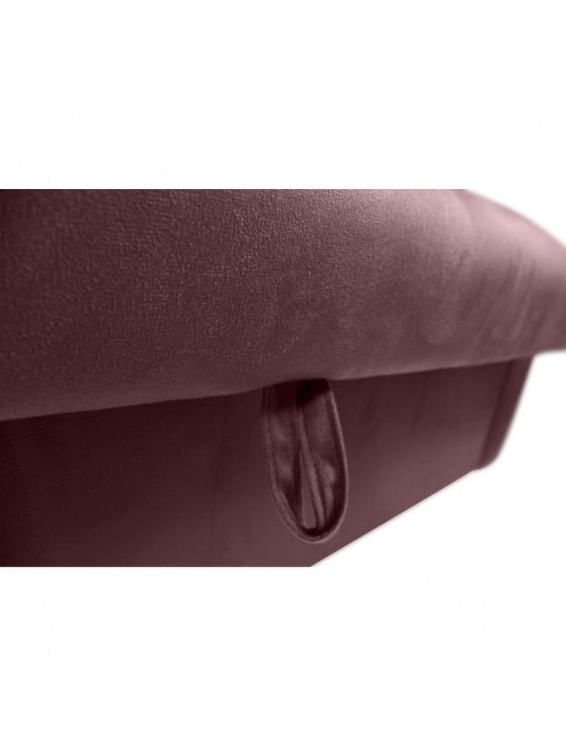 Sofá Cama Para Sala De Estar Zaia Com Baú Veludo Matrix - Rosê Rosê