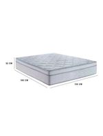 Cama Box Baú Casal Tecido Sintético Marrom com Colchão 138 Toronto Molas Ensacadas Branco D33