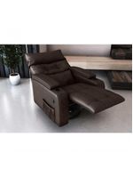 Poltrona Giratório Papai Reclinavel Mx66 Commander Sintetico Marrom Matrix