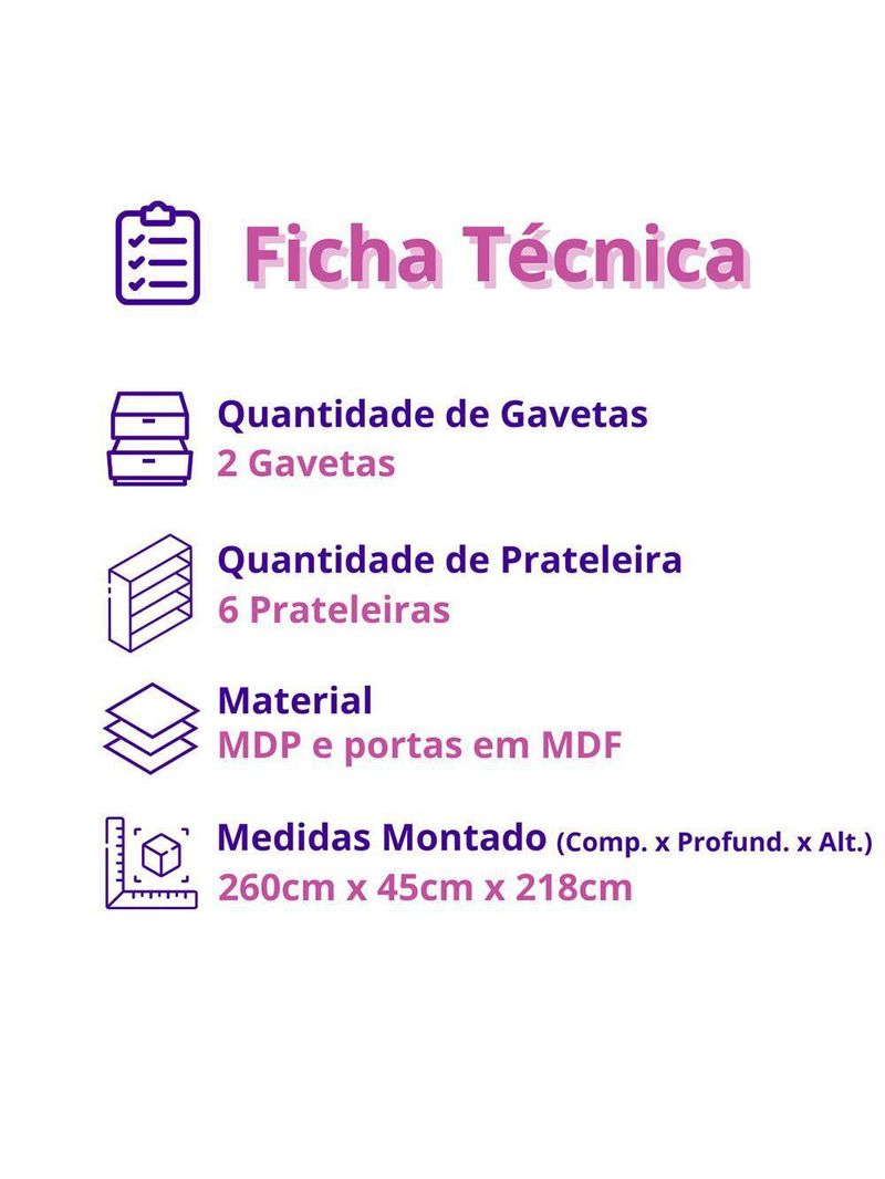 Cozinha Completa Nala Cristaleira 5 Peças 12 Portas Mobilihouse Cinamomo/Cinza Acetinado