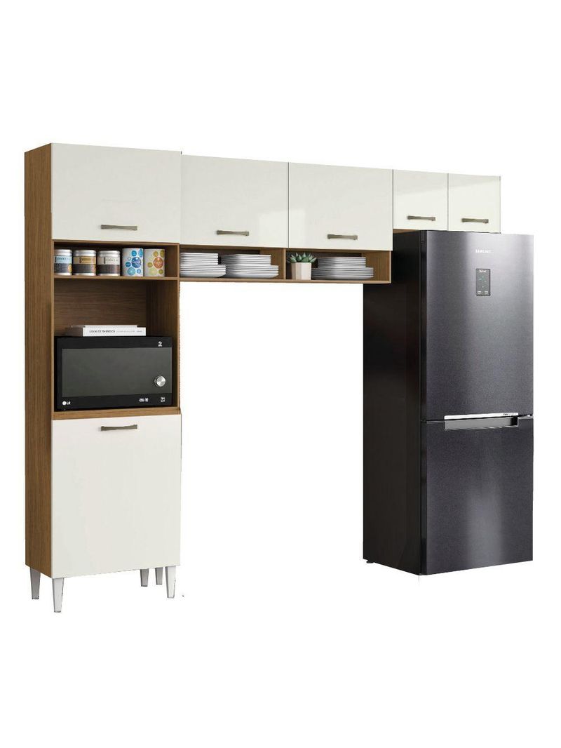 Armário de Cozinha Completa Aurora Atacama Aramóveis Atacam