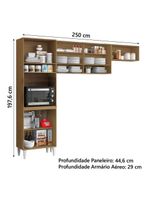 Armário de Cozinha Completa Aurora Atacama Aramóveis Atacam