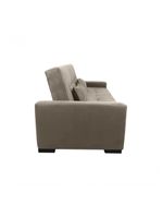 Sofá Cama Lavínia 3 Lugares Suede Bege Matrix