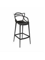 Kit C|2banqueta Baixa Masters Allegra - 66 Cm - Preto