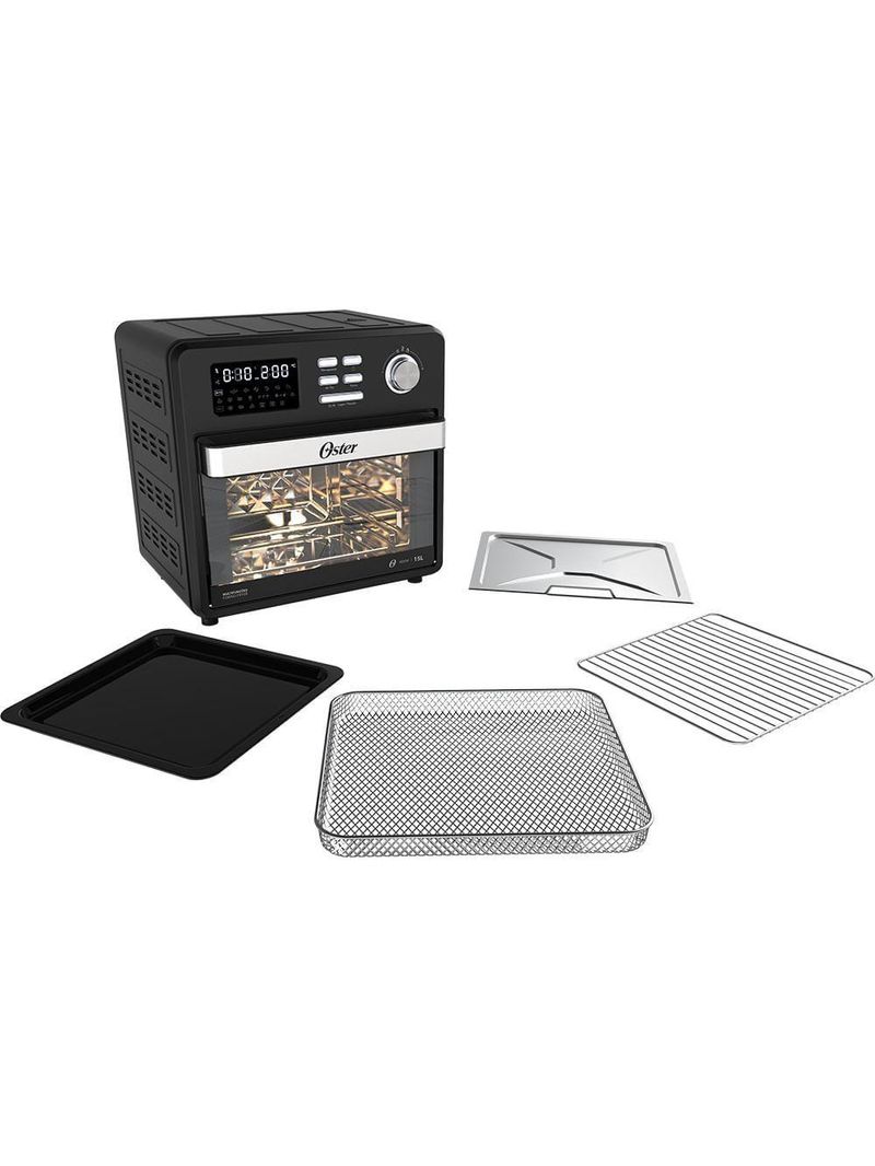 Kit Forno e Fryer 15L e Panela Elétrica Oster 127V