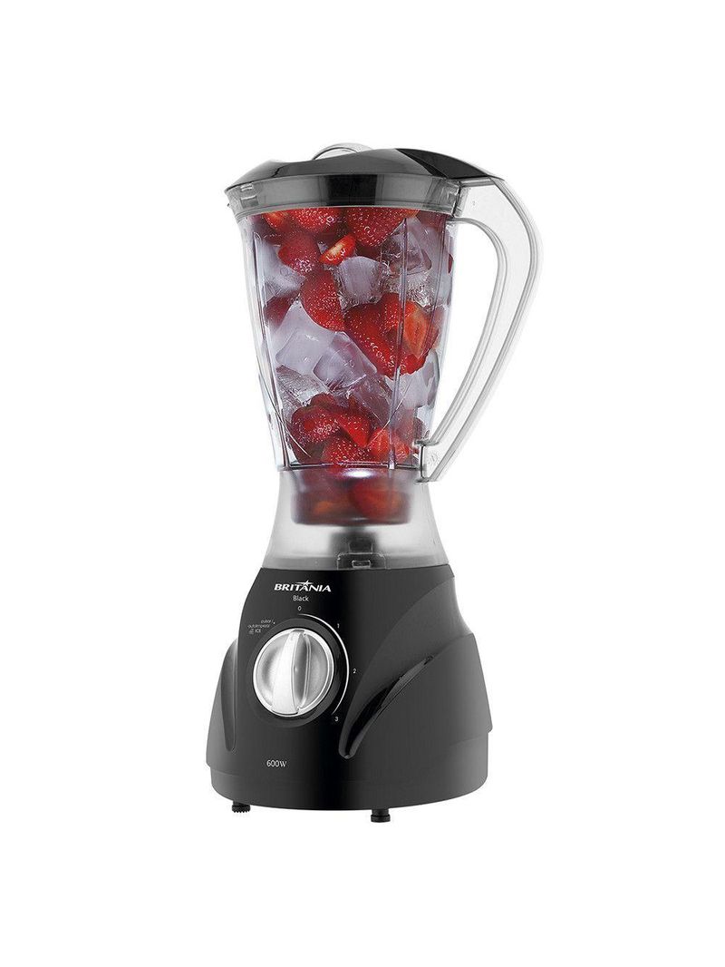 Liquidificador Diamante Black 2,1 L 600w Britânia Preto 127v