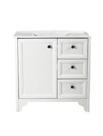 Gabinete Armário Banheiro Ditália C/pia Bn-05 Branco