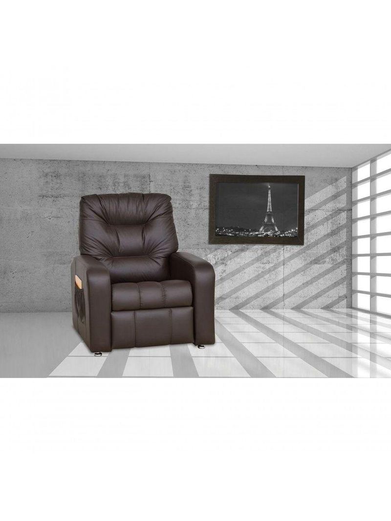 Poltrona Matrix Reclinável Azera - Marrom Corino