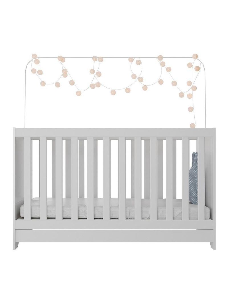 Berço 3 Em 1 com Colchão Incluso Multimóveis Mp0527c Branco