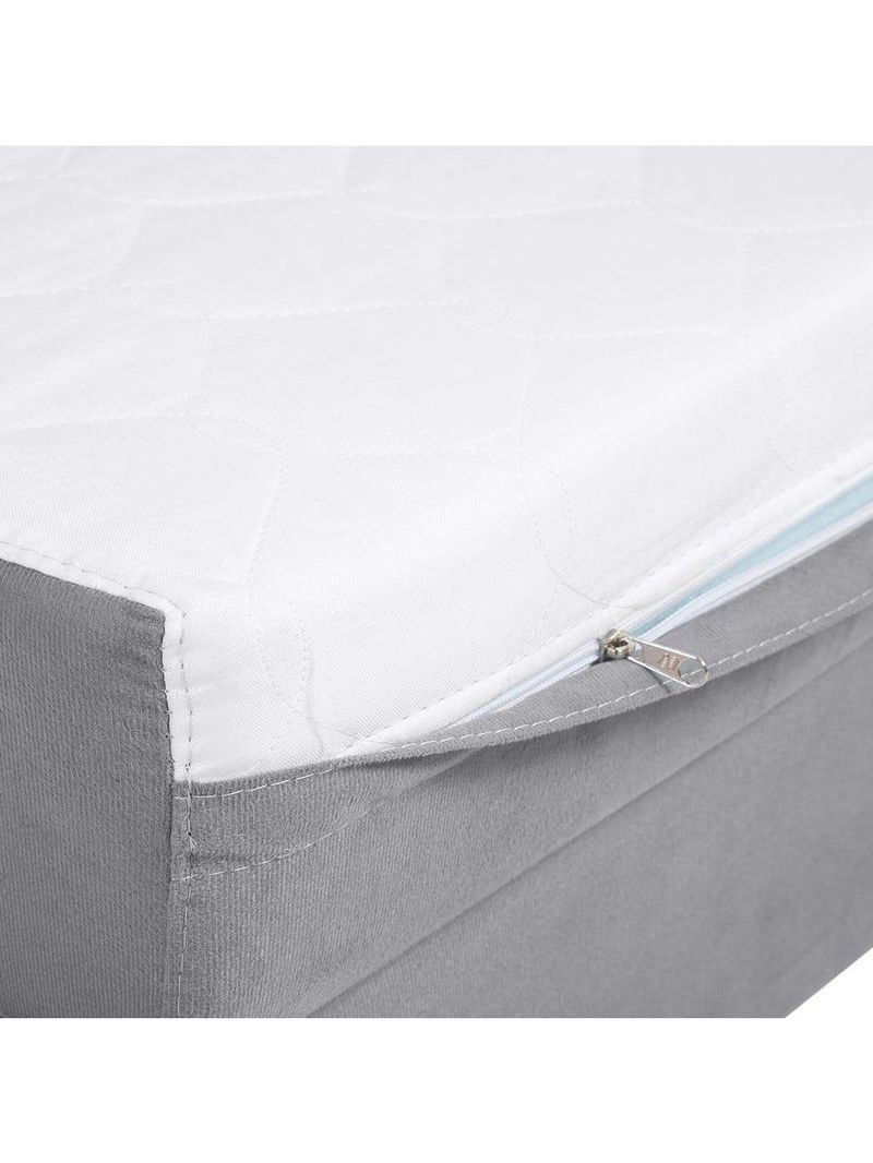 Sofá Cama Castor Solteiro Salerno Max Suede Cinza