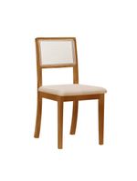 Kit 8 Cadeiras De Jantar Madeira Maciça Mel Encosto Telinha Palha Estofada Veludo Bege Rubi Preto