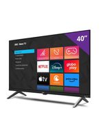 Smart TV 40 AOC Roku DLED HH 40S5045/78 Preto Bivolt