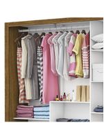 Guarda Roupa Casal Fortaleza 3 Portas Carioca Móveis Cinamomo