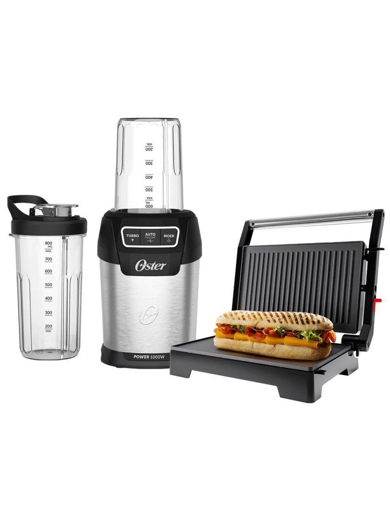 Kit Oster: Blender Ultra Power 1000 + Mini Grill 2 em 1 - 220V