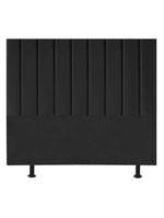 Cabeceira Estofada De Cama Casal Queen 160 Cm Paolla Corino preto