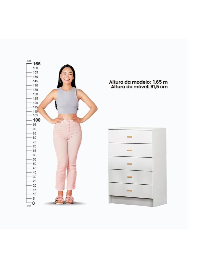 Conjunto Berço, Cômoda e Guarda-Roupa Ditália BBI51 - BB120 - BB322