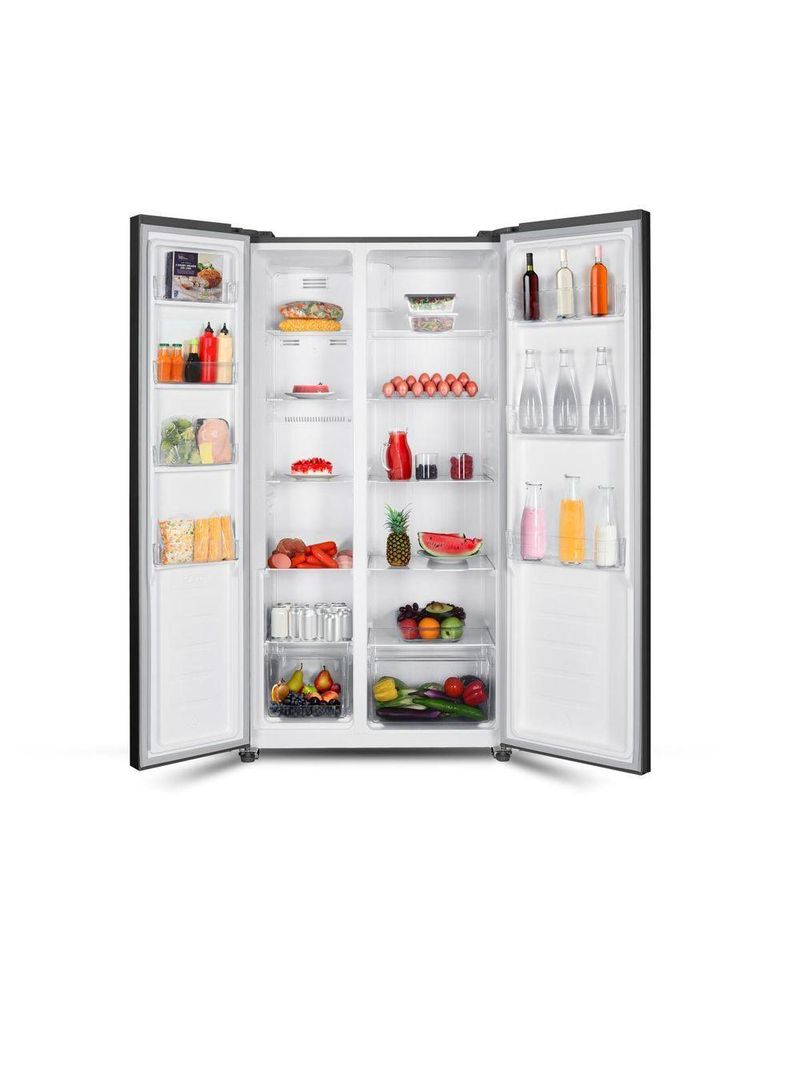 Geladeira 437L Philco Inverter Side By Side Inox 110V