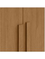 Guarda-roupa Casal Easy Slim 8 Portas Amendoa Clean