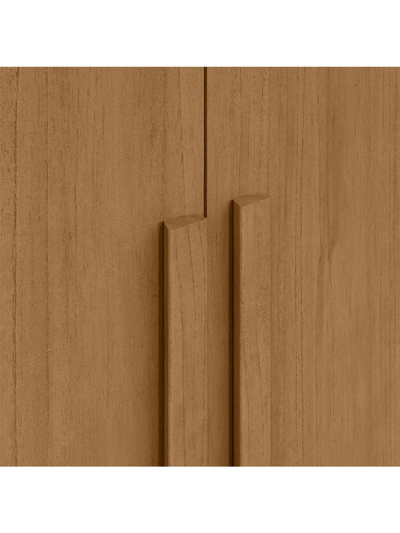 Guarda-roupa Casal Easy Slim 8 Portas Amendoa Clean