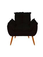 Kit Namoradeira + 2 Poltronas Opala preta