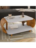 Mesa De Centro Organica Floripa 92 Cm Bechara Off White Cinamomo