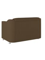 Kit 02 Poltronas Reforçada Clinica + Namoradeira Consultório Cor:marrom