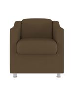 Kit 02 Poltronas Reforçada Clinica + Namoradeira Consultório Cor:marrom