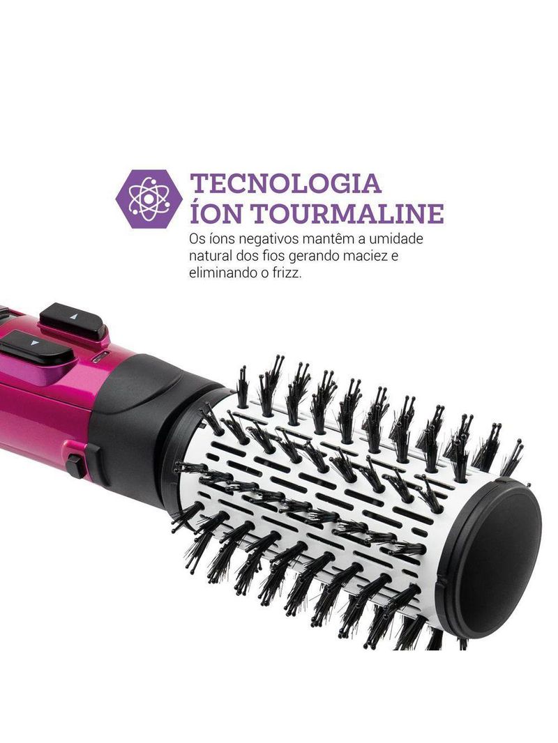 Escova Rotativa Philco 1100W 2 rotações Beauty Shine PEC03R 110V