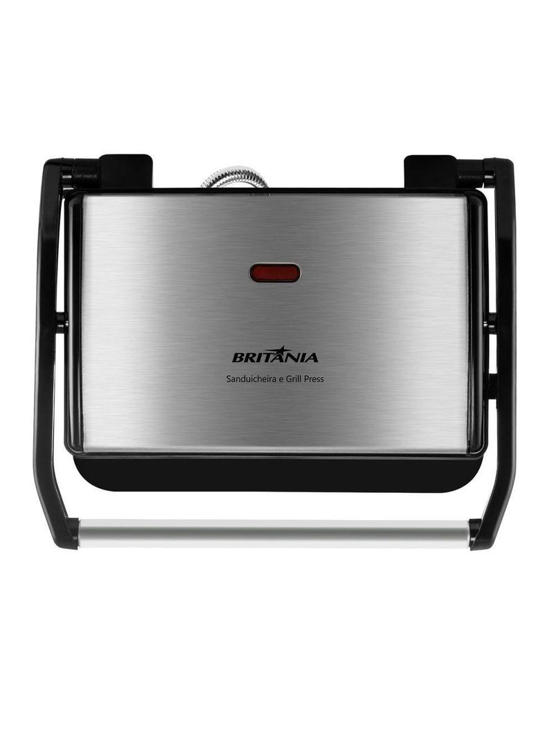 Sanduicheira E Grill Britânia BGR27I Press 2 Em 1 850W 220V