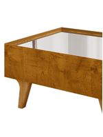 Mesa De Centro Com Espelho 1 Gaveta Sena 90 Cm Bechara Cinamomo