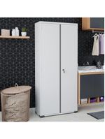 Armário Aço Lavanderia Multiuso Organizador Ea311 Cinza