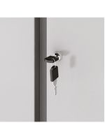 Armário Aço Lavanderia Multiuso Organizador Ea311 Cinza