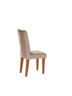 Mesa De Jantar 6 Cadeiras Retangular Alvorada Londrina Linho