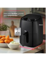 Fritadeira Sem óleo Airfryer HQ Preto 4,8L HQ-AF48LMP 220V