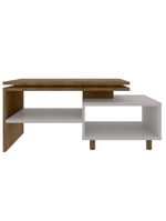 Mesa de Centro para Sala Lima 90 cm Bechara Off White Naturalle