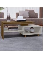 Mesa de Centro para Sala Lima 90 cm Bechara Off White Naturalle